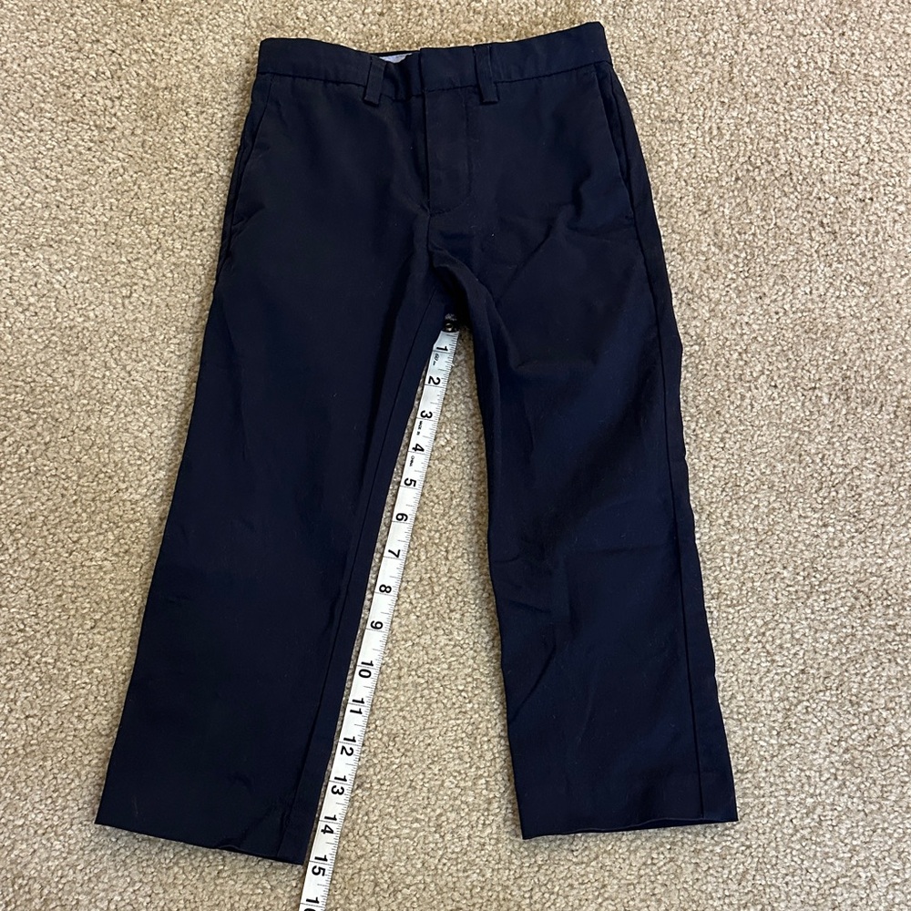 J. Crew Factory Kids Navy Thompson Suit Pants in Flex Chino-Size 4